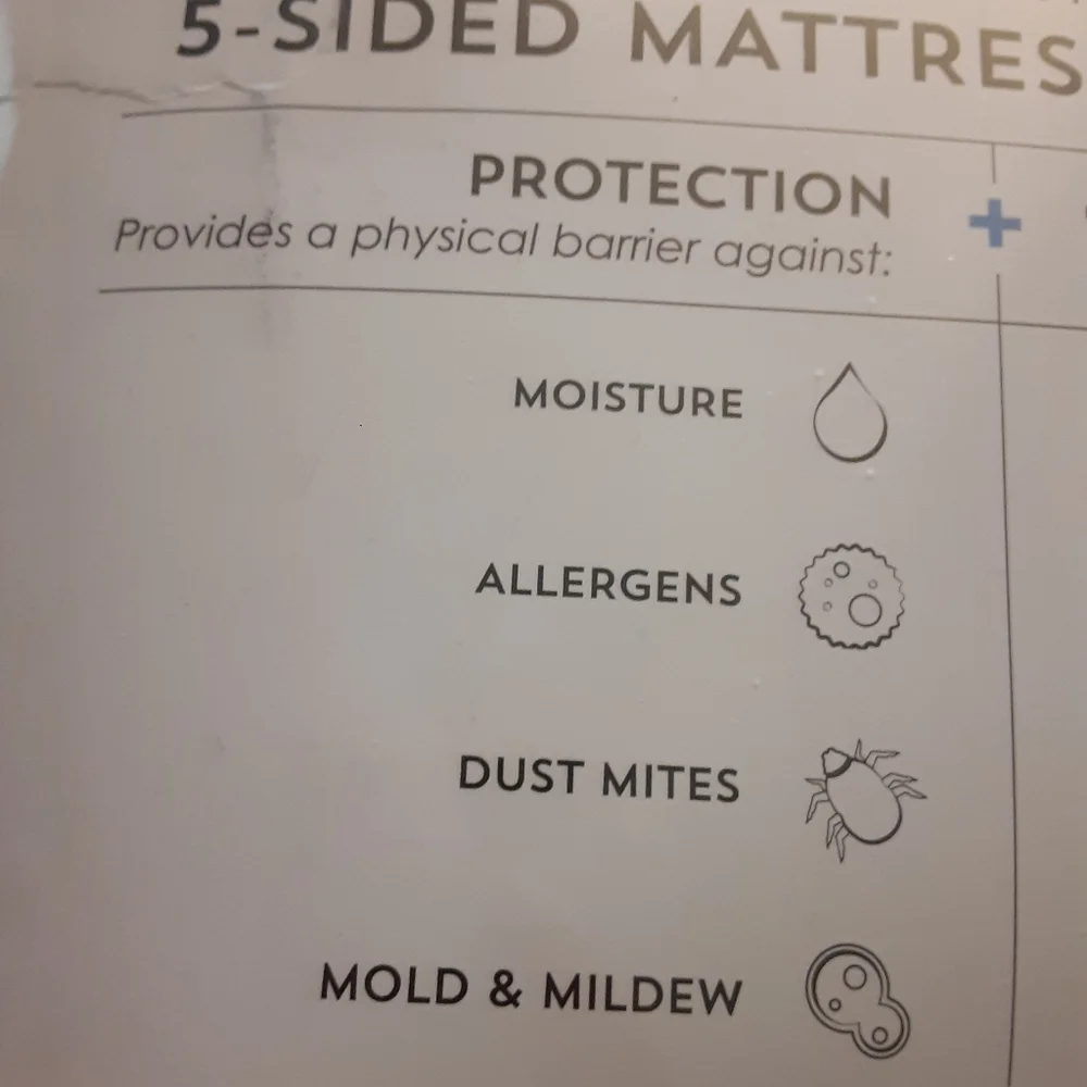 PureCare Premium Protection OMNIGUARD ADVANCE 5 Sided Mattress Protector TwinXL